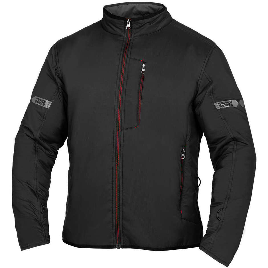 TEAM THERMO ZIP 1.0 Black Fabric Thermal Motorcycle Jacket