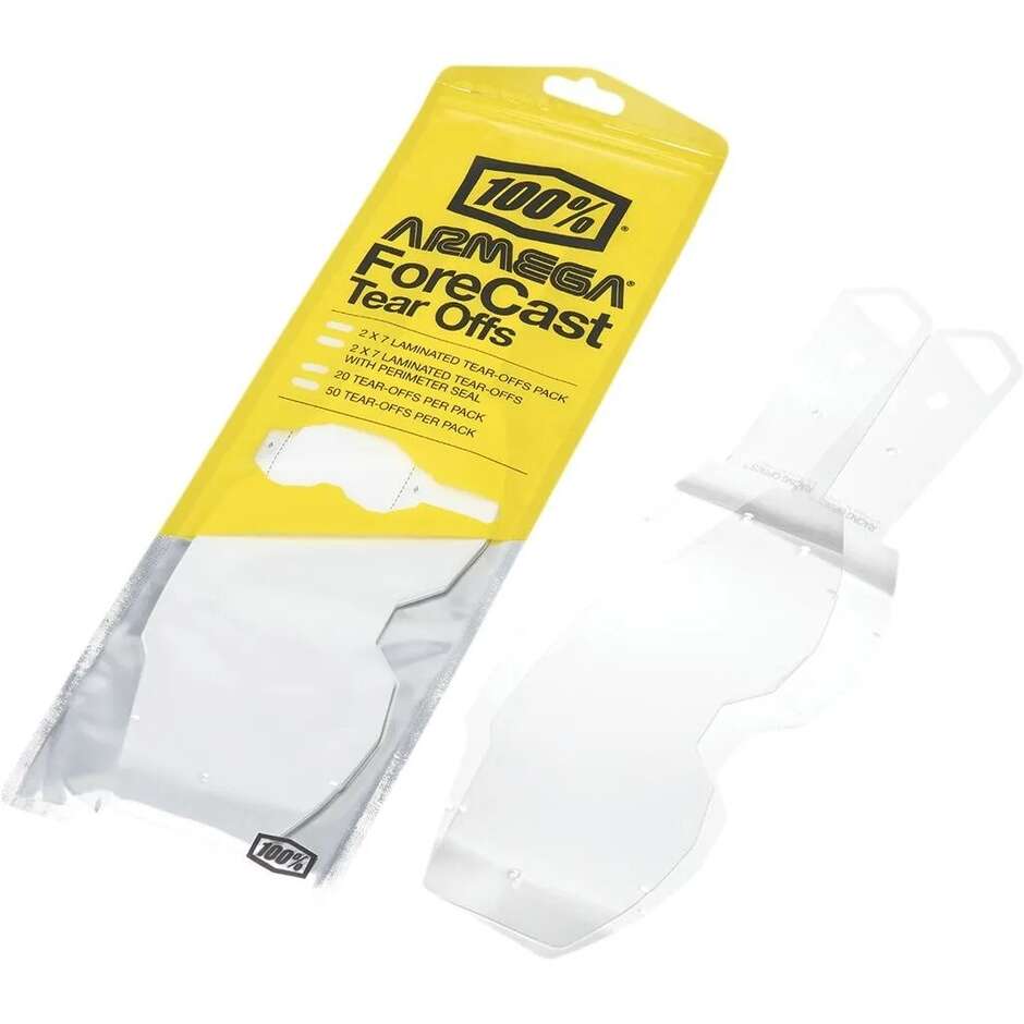 Tear-Off For 100% ARMEGA FORECAST Masks 2 X 7pcs