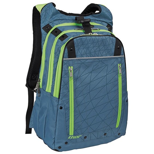 Technical backpack Moto thor Reservoir Pack Grey Green Fluo
