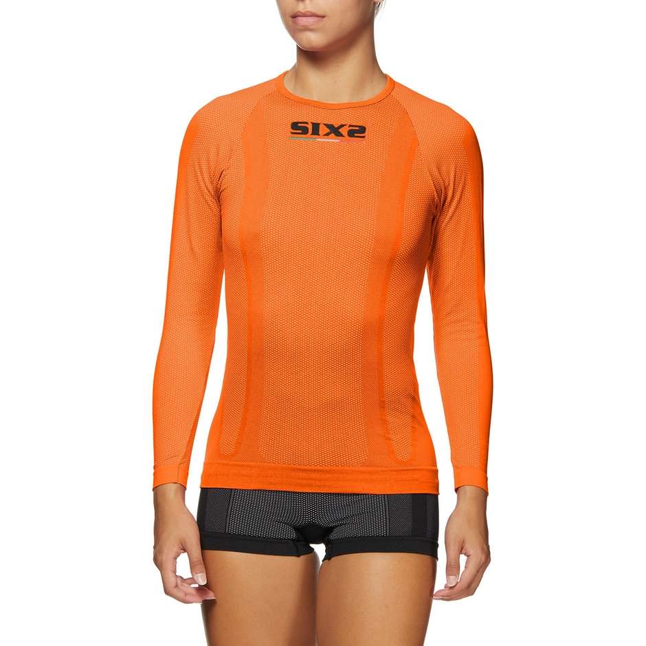 Technical intimate knit sleeves Long Sixs Ts2 Color Orange