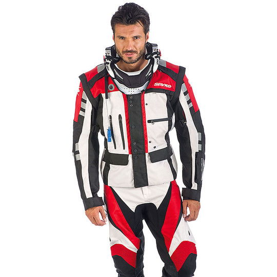 Technical jacket Moto Cross Enduro Spyke Namib GT Black White Red