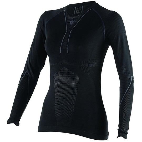 Technical jersey Moto Dainese D-Dry Core Tee LS Lady Long Sleeves Black / Anthracite