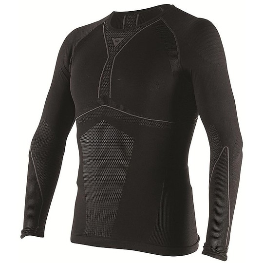 Technical jersey Moto Dainese D-Dry Core Tee LS Long Sleeves Black / Anthracite