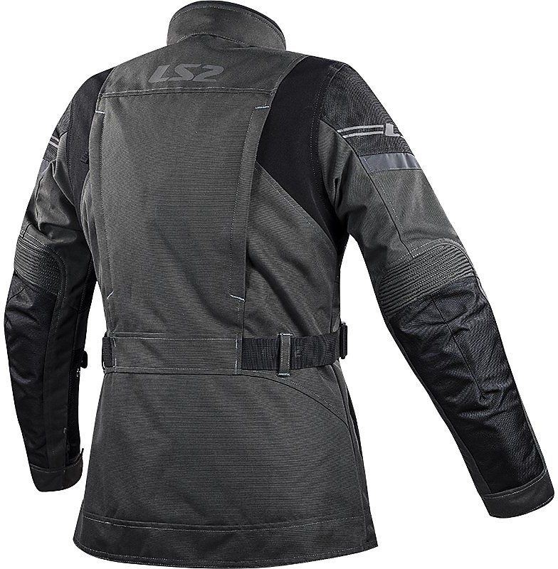 Technical Motorcycle Jacket LS2 Petrol Lady Dark Gray Certified For ...