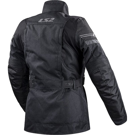 Technical Motorcycle Jacket LS2 Petrol Man Black Certified