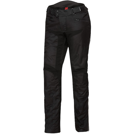 Technical Motorcycle Pants in Fabric Ixs Tour Tromso-ST Black