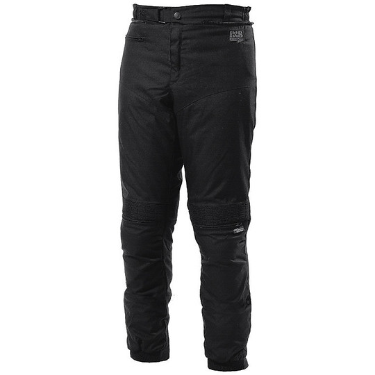Technical Motorcycle Pants in Gore Tex Ixs Checker EVO Fabric Black