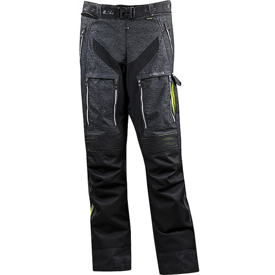 Technical Motorcycle Pants LS2 Nevada Lady Triple Layer Black Gray certified