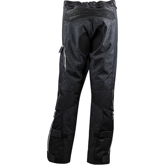 Technical Motorcycle Pants LS2 Nevada Man Triple Layer Black Yellow Certified