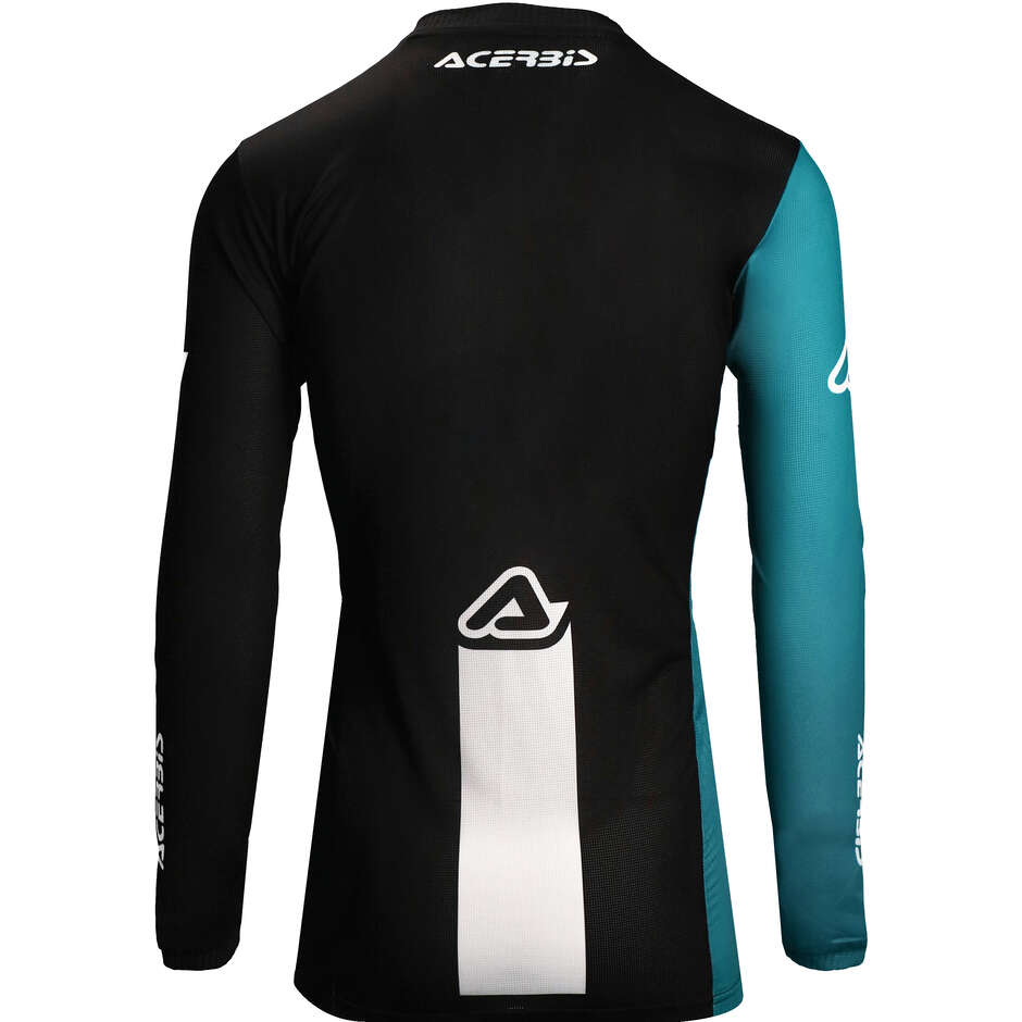 Technical Motorcycle SHIRT In ACERBIS MX J-TRACK SEVEN Black Green Fabric