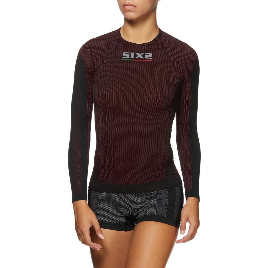 technical shirt Intima Sixs Long Sleeves Dark Red