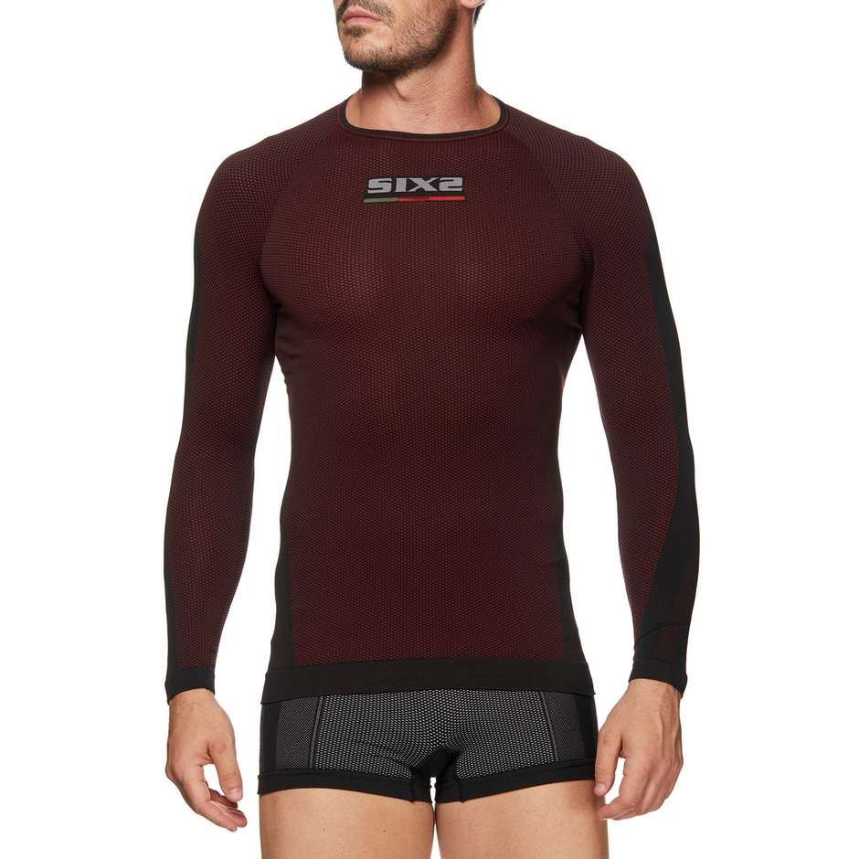 technical shirt Intima Sixs Long Sleeves Dark Red