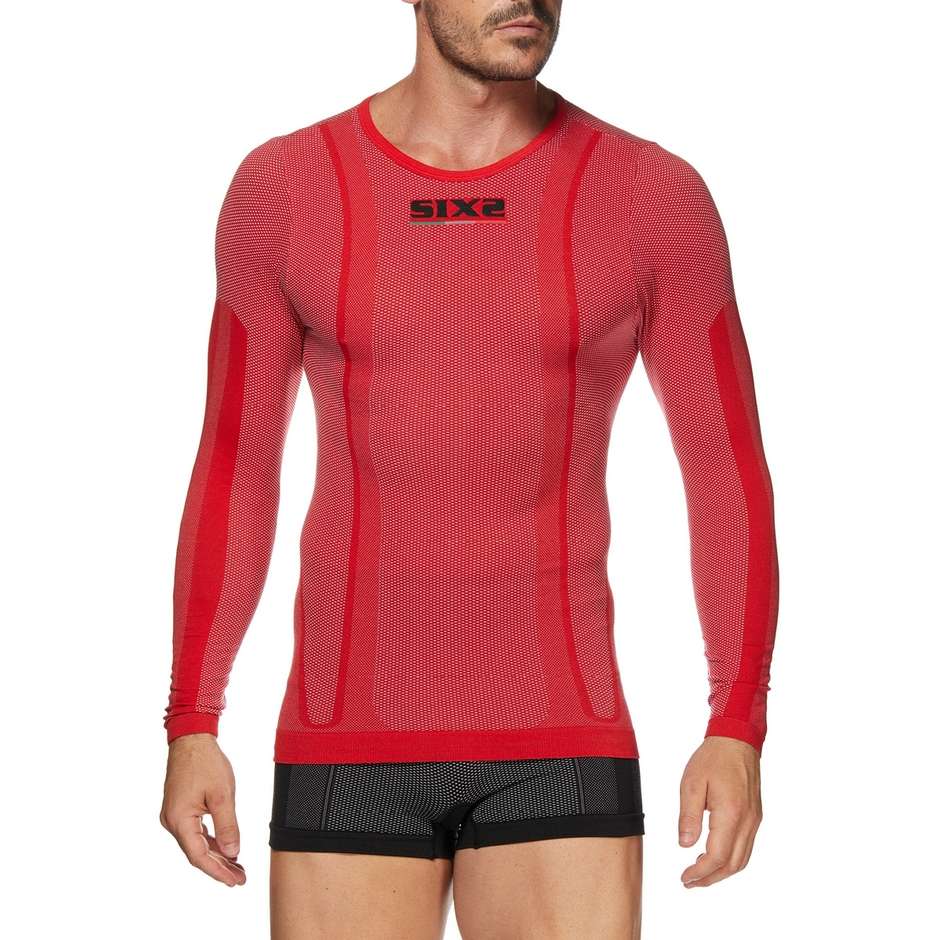 technical shirt Intima Sixs Sleeves Color Red