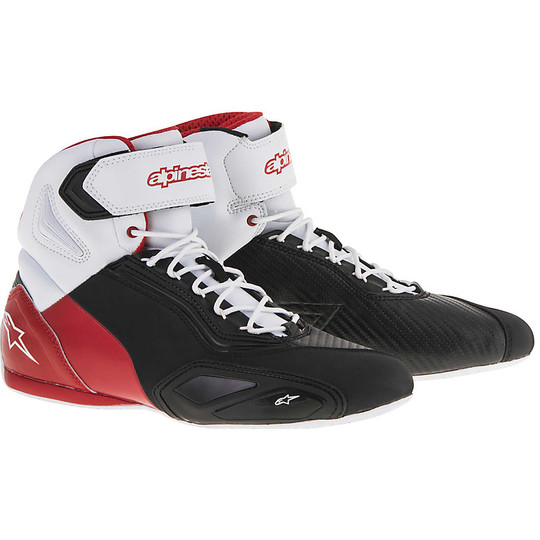 Technical shoes Alpinestars Faster 2 Black White Red