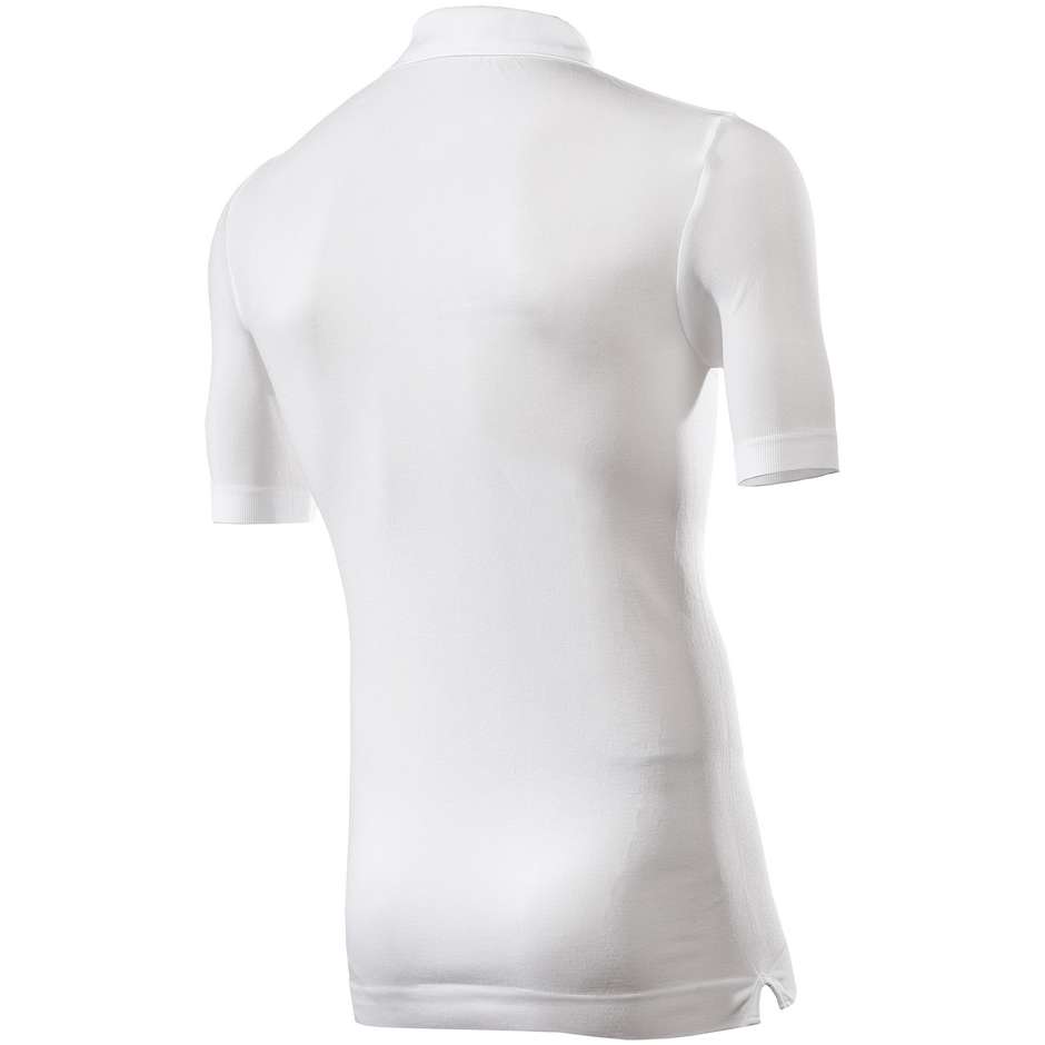 Technical short-sleeved polo underwear Sixs White