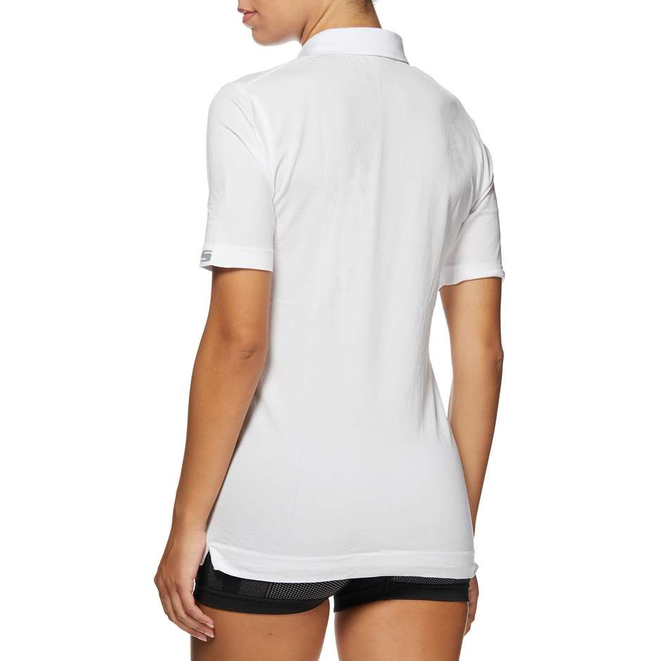 Technical short-sleeved polo underwear Sixs White