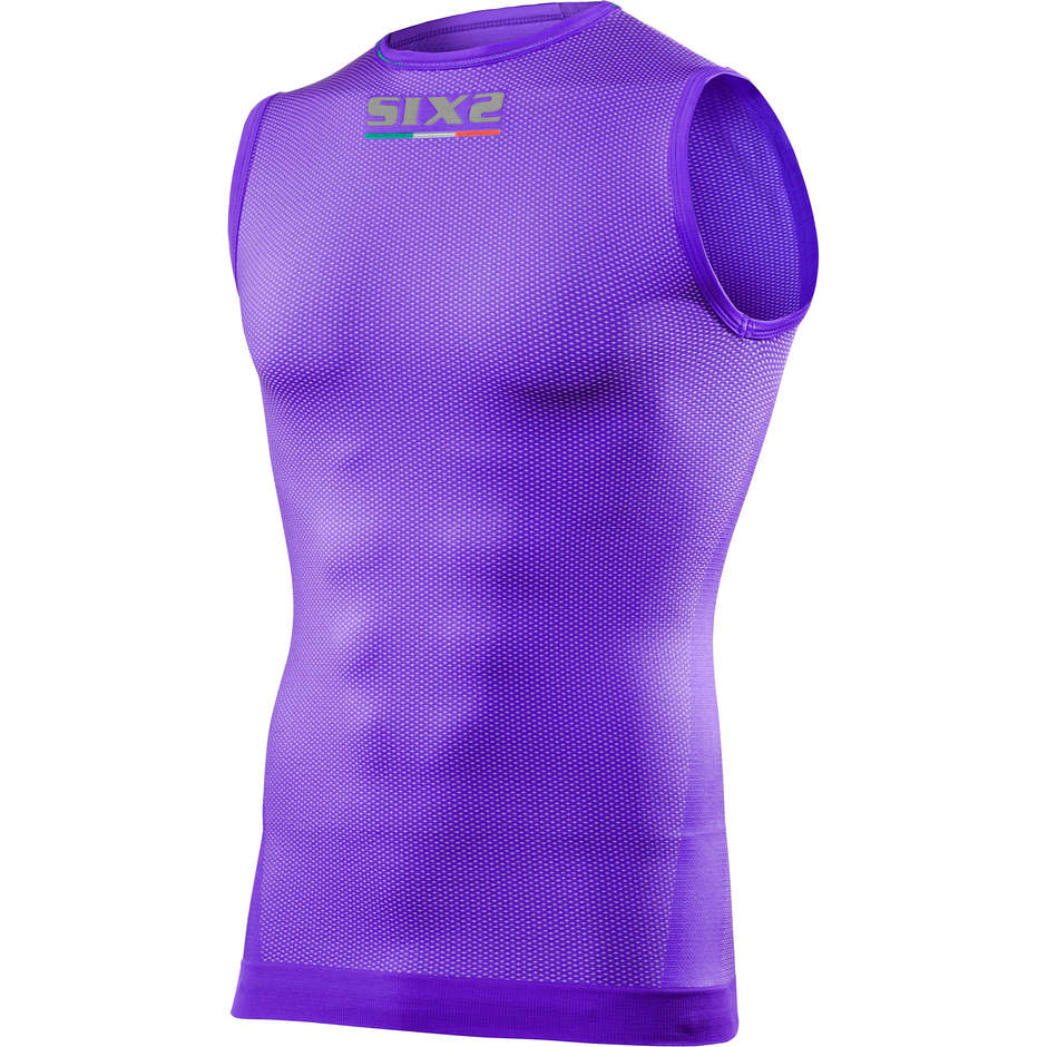 Technical Sleeveless Underwear Sixs SML2 Superlight Carbon Underwear Purple