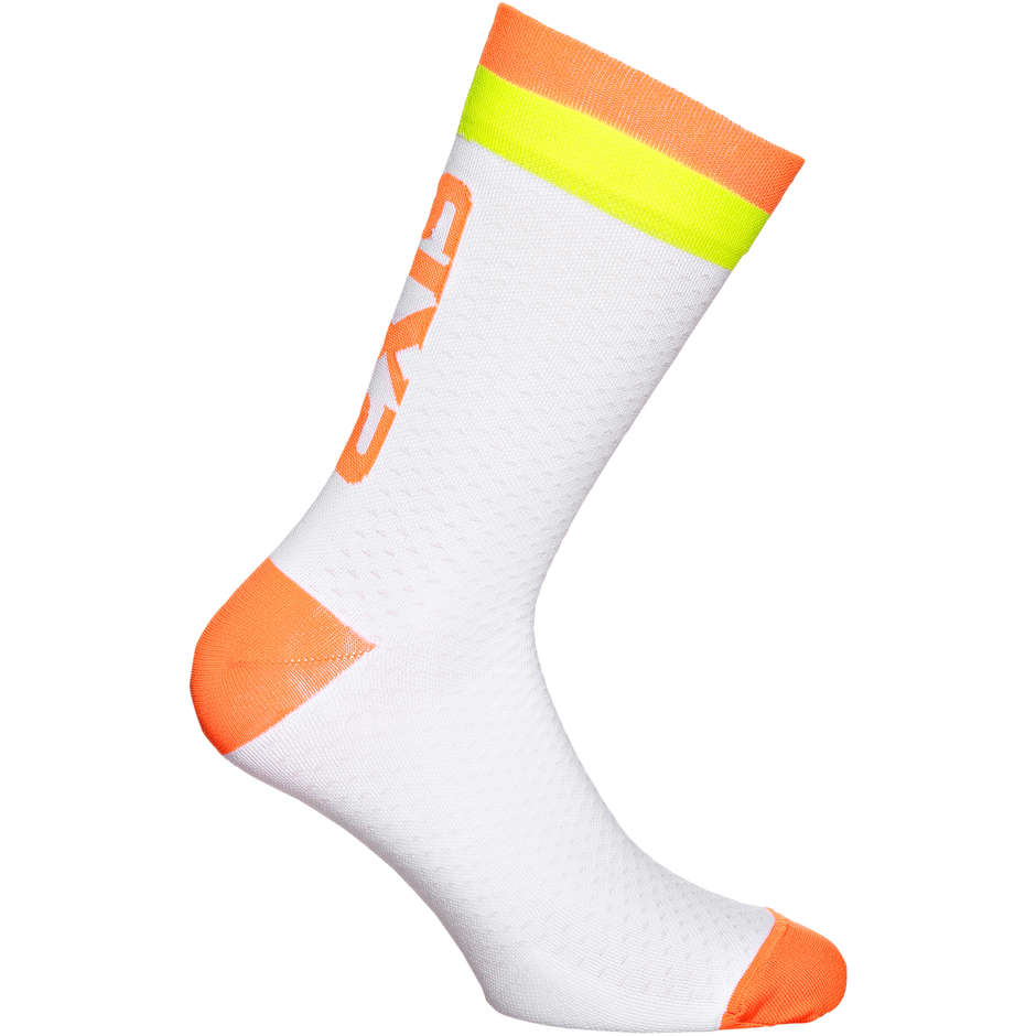 Technical sock Short Fabric Sixs LUXURY 200 Orange Yellow