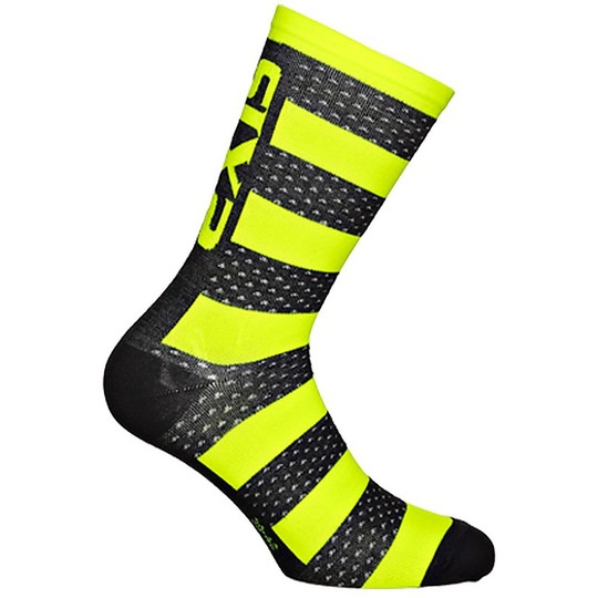 Technical sock Short Fabric Sixs Luxury Merino Yellow