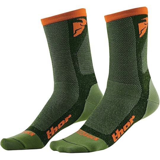 Technical socks Thor Dual Sport Cool Green / Orange