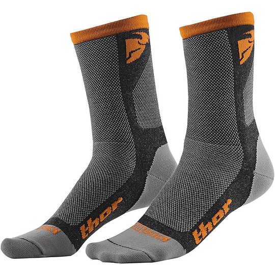 Technical socks Thor Dual Sport Cool Grey / Orange