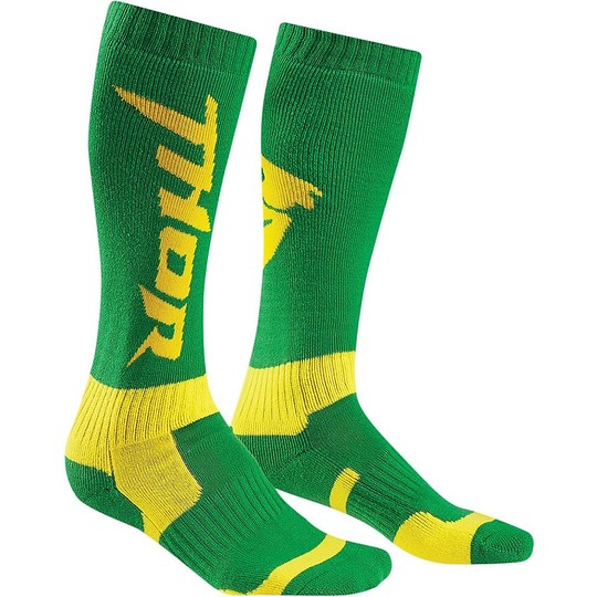 Technical socks Thor MX Green / Yellow