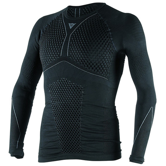 Technische jersey Moto Dainese D-Thermo-Core T LS Long Sleeves schwarz / anthrazit