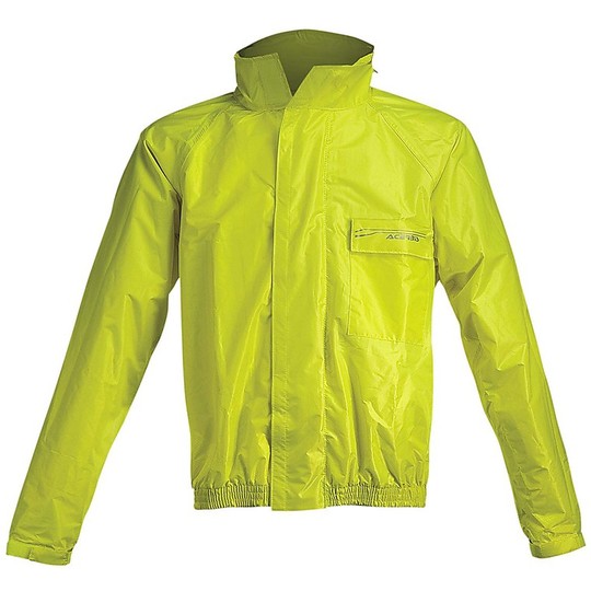 Teilbar fluoreszierende gelbe regen Anzug Jacke Regen Anzug Acerbis Logo