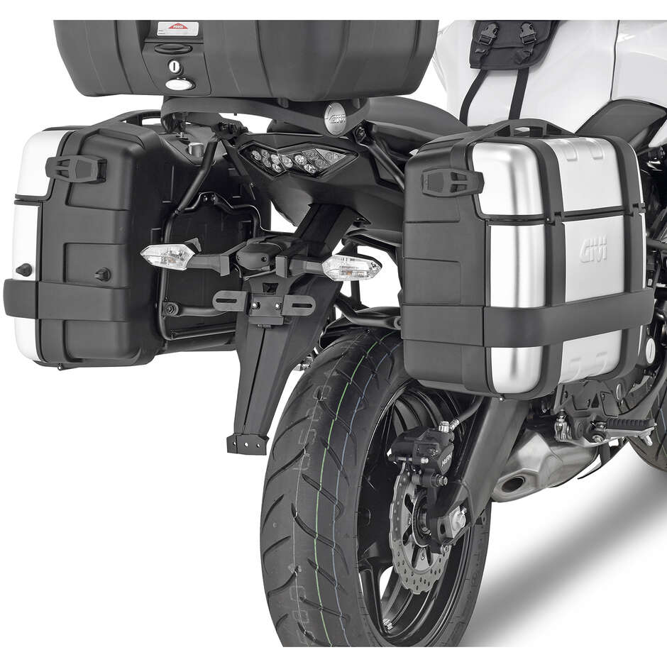 Telaietti Laterali per Valigie Monokey o RetroFit Givi PL4114 Specifici per Kawasaki Versys 650 (2015-24)