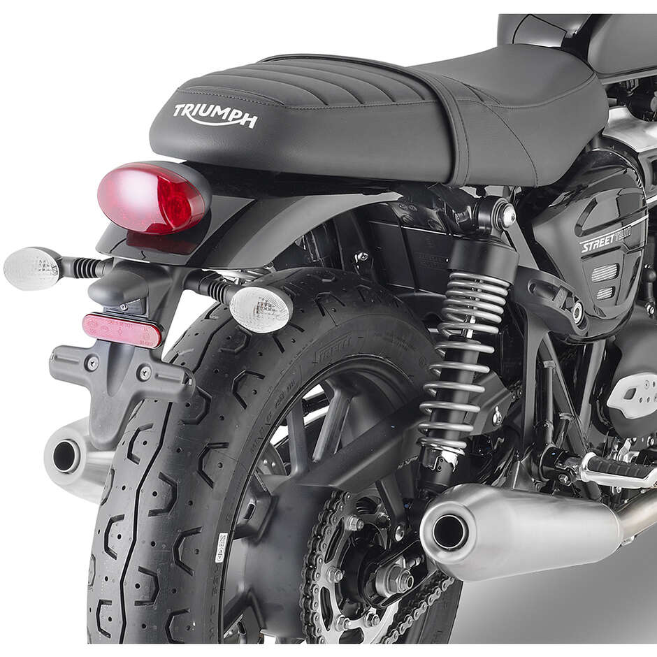 Telaietti Laterali REMOVE-X Givi TR6407 Specifici per Triumph Bonneville T100 / T120 (2017-22); Street Twin 900 (2016-22); Speed twin 900 (23-24)