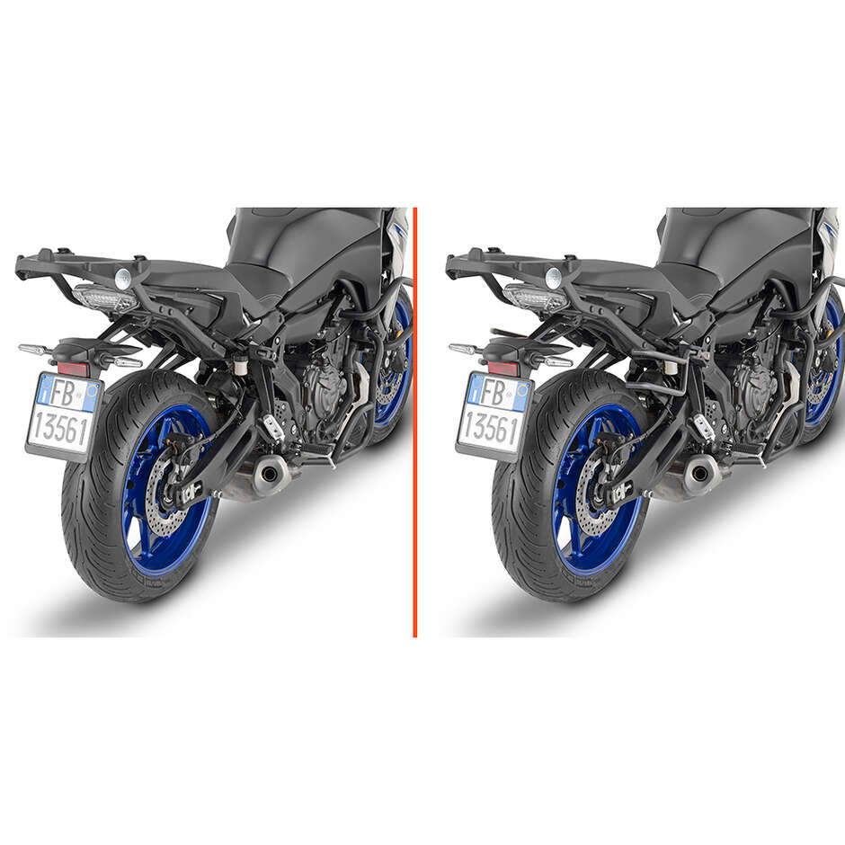 Telaietti specifici REMOVE-X a sgancio rapido per borse soffici laterali TR2148K per YAMAHA Tracer 7 / Tracer 7 GT (20 > 24); Tracer 7 (25)