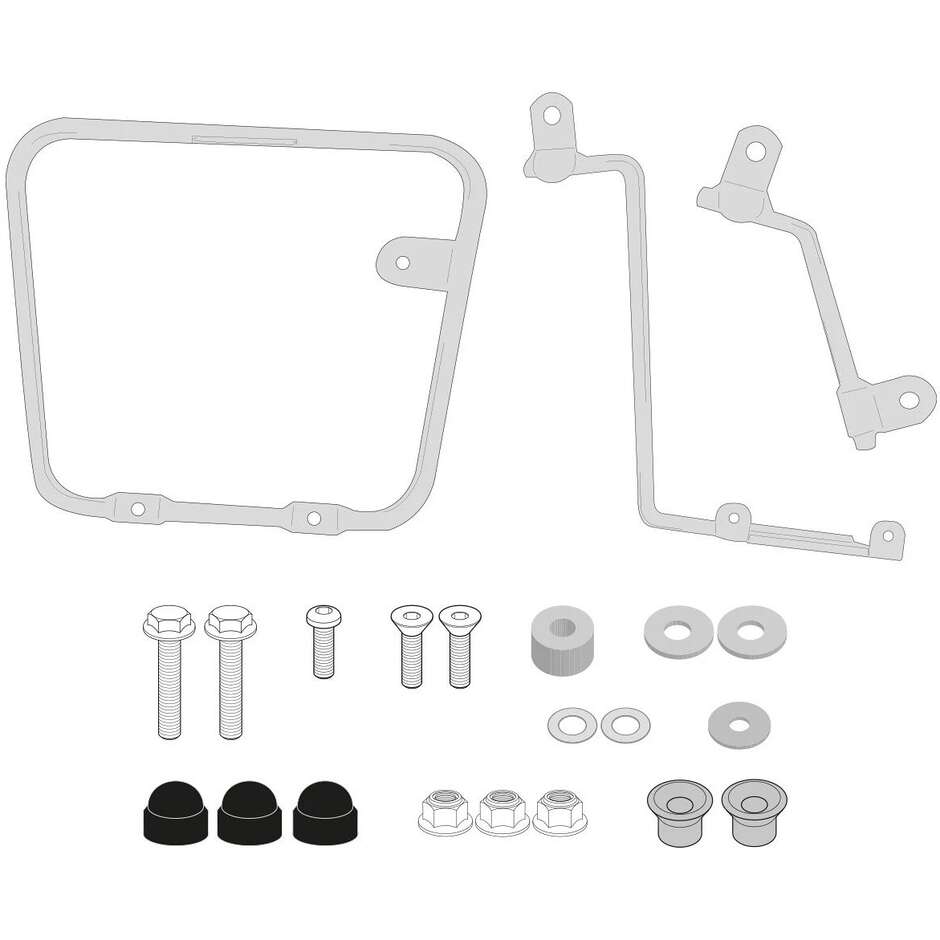 Telaietto Laterale Sinistro TMT1210 Per Honda CL500 (23 taglia un