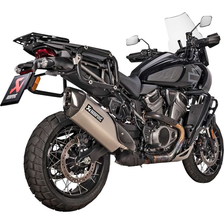 Terminale Akrapovic Slip One Line S-HD12SO1-HAFT Titanio HD Pan American