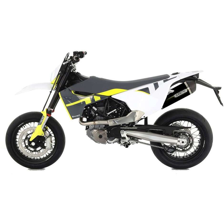 Terminale Race-Tech Alluminio Dark" Fondello Carby Hus taglia un