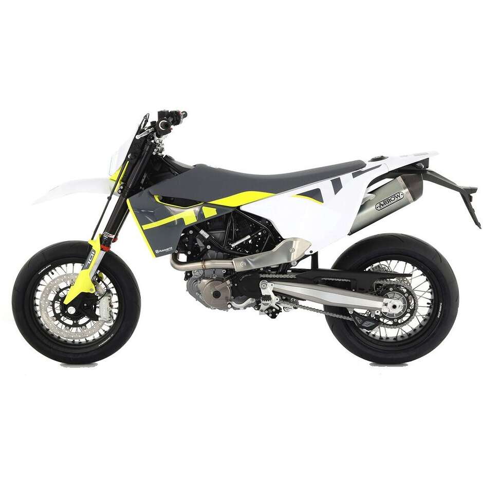 Terminale Arrow Race-Tech Titanio Fondello Carby Husqvarna 701 Enduro/Supermoto