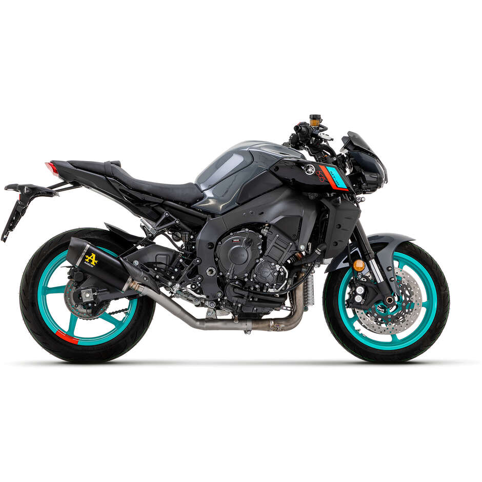 Terminale di Scarico Arrow Indy Race alluminio Dark con fondello carby Per Yamaha MT-10 (22-24)
