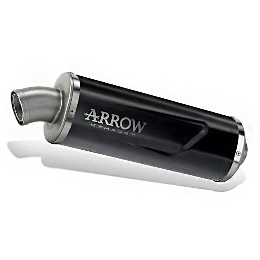 Terminale di Scarico Arrow Indy Race EVO alluminio Dark con fondello inox Per BMW F 800 GS (24-26); F 900 GS / GS Adventure (24-26)
