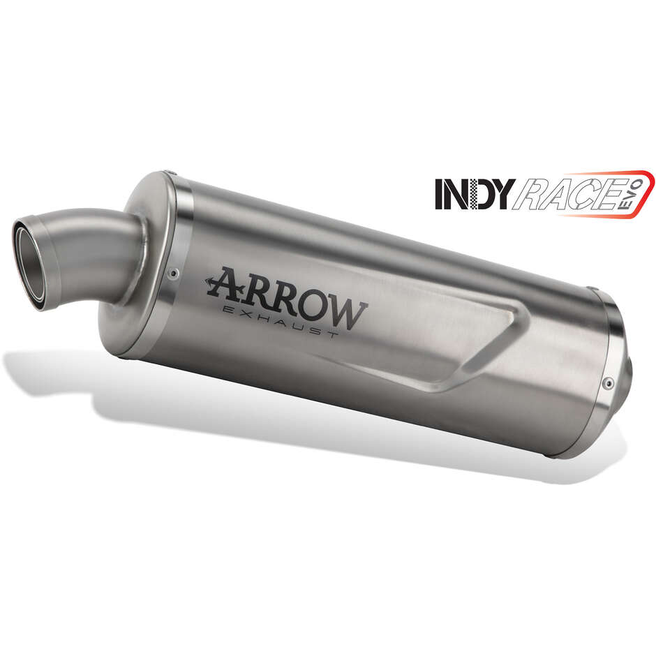 Terminale di Scarico Arrow Indy Race EVO titanio con fondello inox Per CF Moto 450 MT