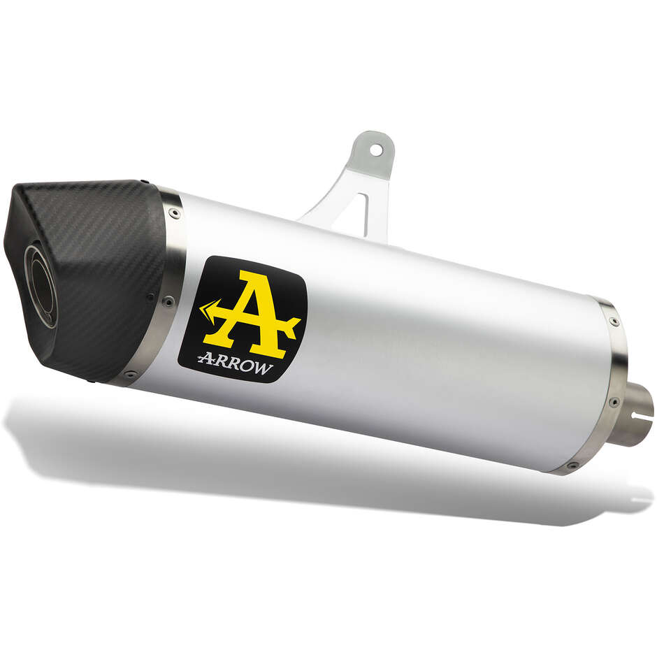 Terminale di Scarico Arrow Maxi Race-Tech alluminio con fondello carby Per BMW R 1200 GS / ADV (13-18); R 1250 GS / ADV (19-24)