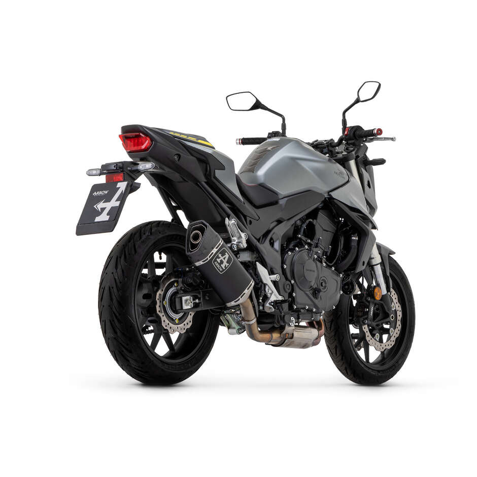 Terminale di Scarico Arrow Pista in titanio Dark Per Honda CB 750 Hornet (23-25)