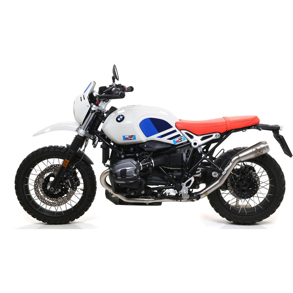 Terminale di Scarico Arrow Pro-Race nichrom Per BMW R Nine T Urban GS (17-20)