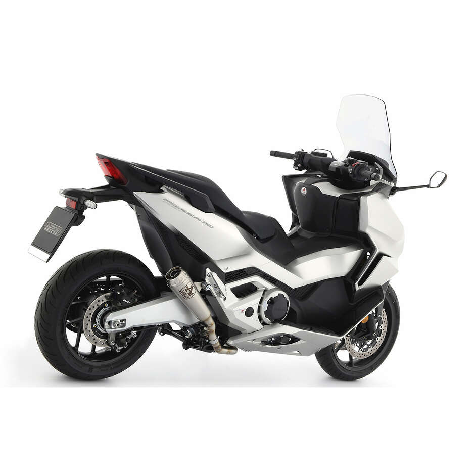 Terminale di Scarico Arrow Pro-Race nichrom Per Honda FORZA 750 (21-24)