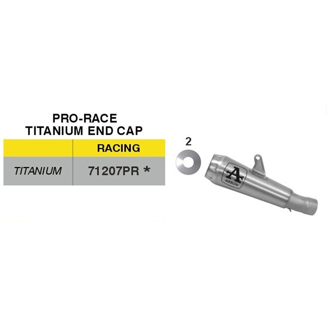 Terminale di Scarico Pro-Race titanio Per Suzuki GSX-R taglia un