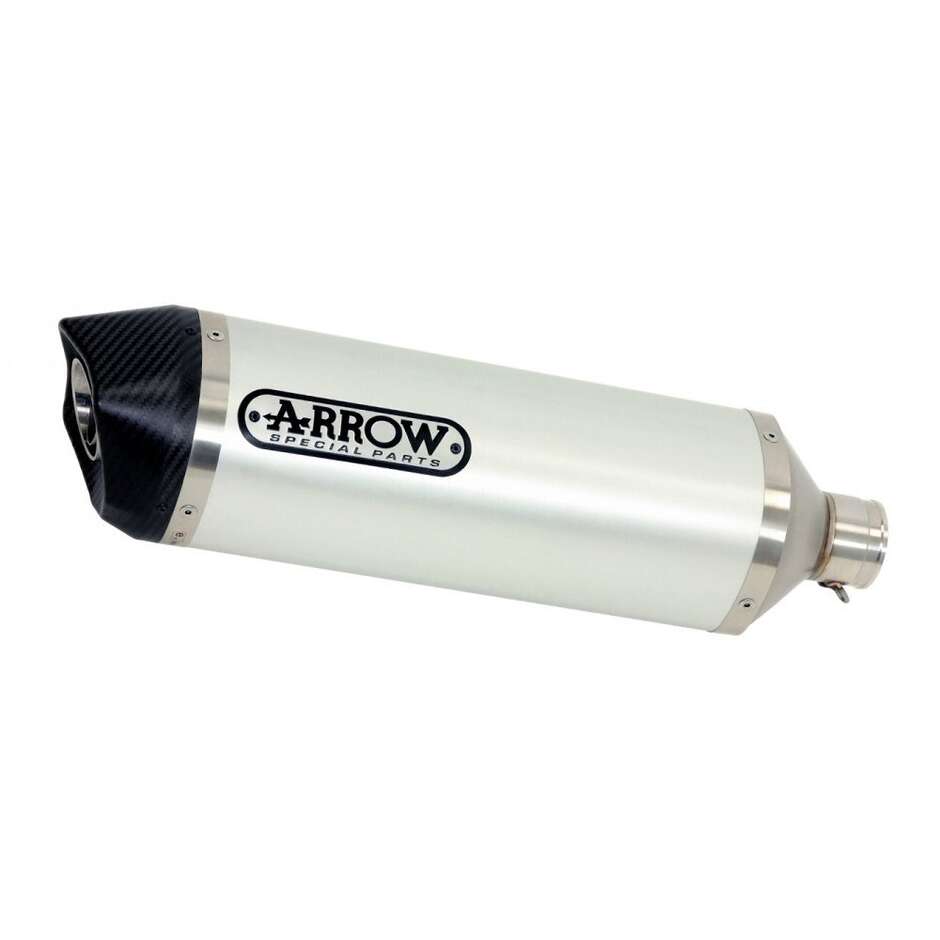 Terminale di Scarico Arrow Race-Tech alluminio con fondello carby Suzuki  Per GSX-S 1000 / 1000 F (15-20)