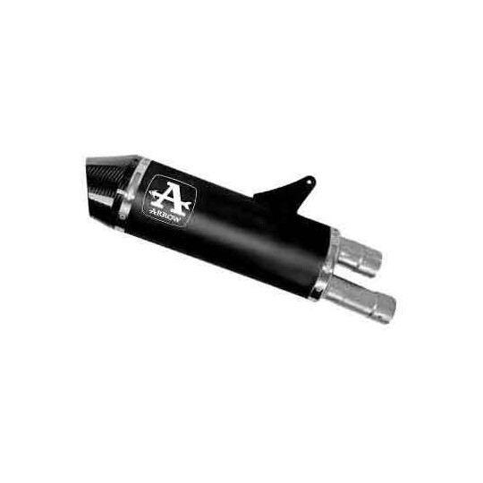 Terminale di Scarico Race-Tech alluminio Dark con fond taglia un