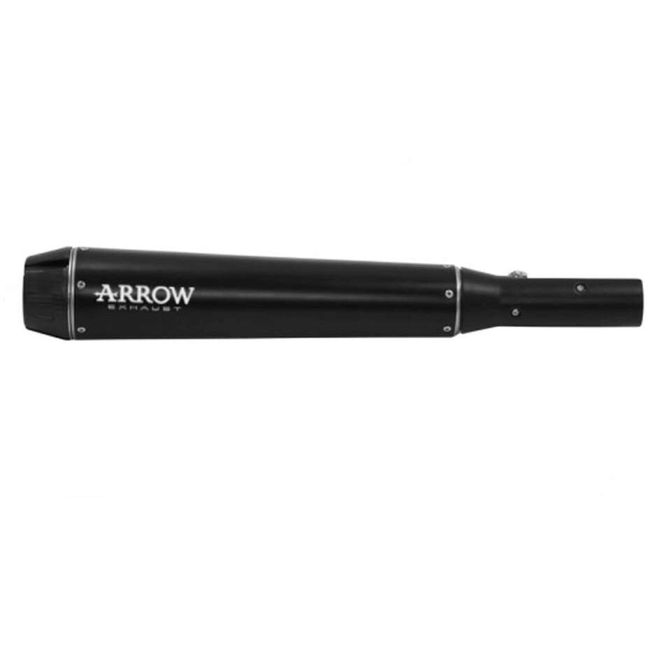 Terminale di Scarico Arrow Rebel con fondello in alluminio Dark Per Yamaha XV (Bolt) 950 R (14-16)