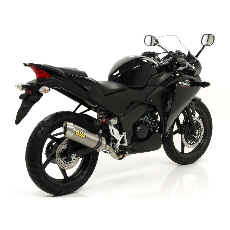 Terminale di Scarico Arrow Street Thunder alluminio Per Honda CBR 125 R (11-16)