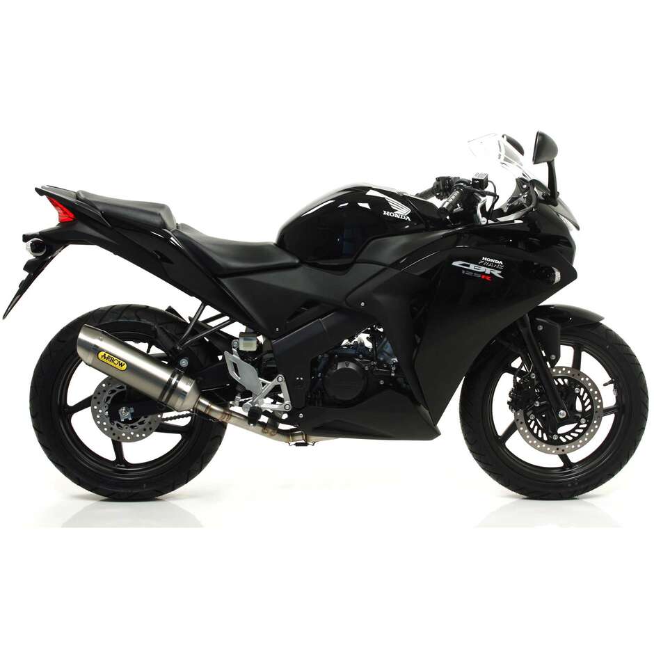 Terminale di Scarico Arrow Street Thunder alluminio Per Honda CBR 125 R (11-16)