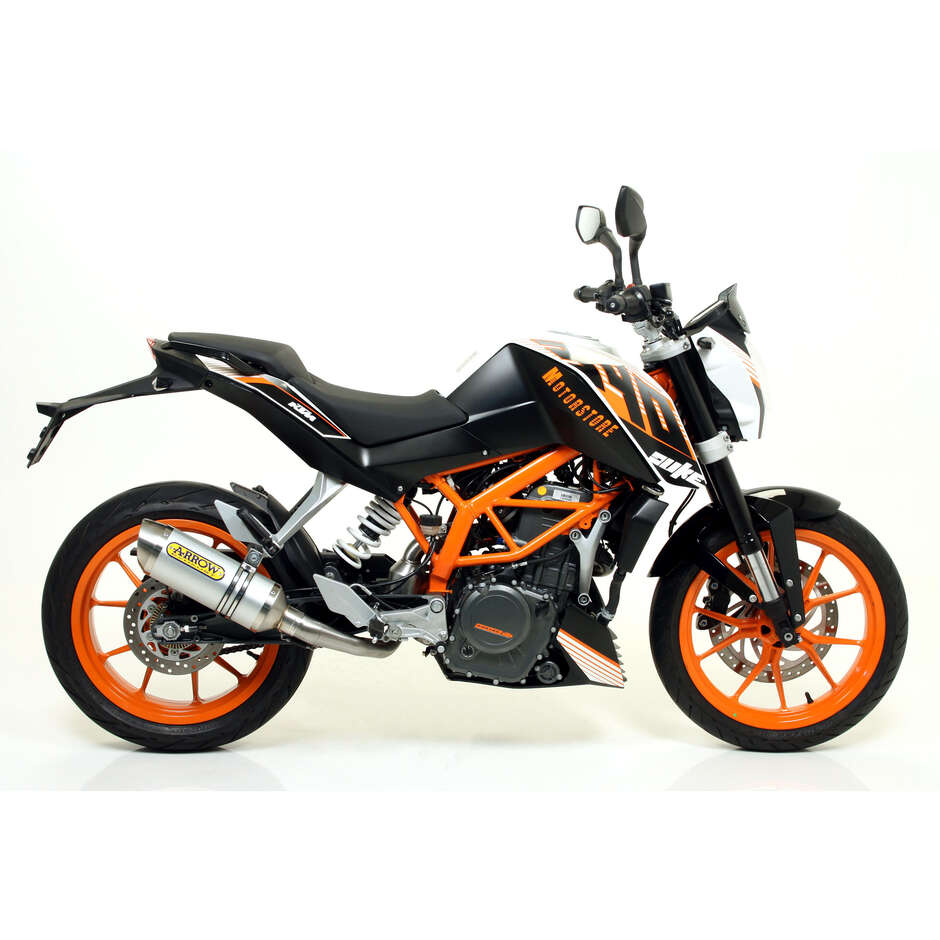 Terminale di Scarico Arrow Thunder alluminio Per KTM DUKE 390 (13-16) / RC 125/390 (15-16)