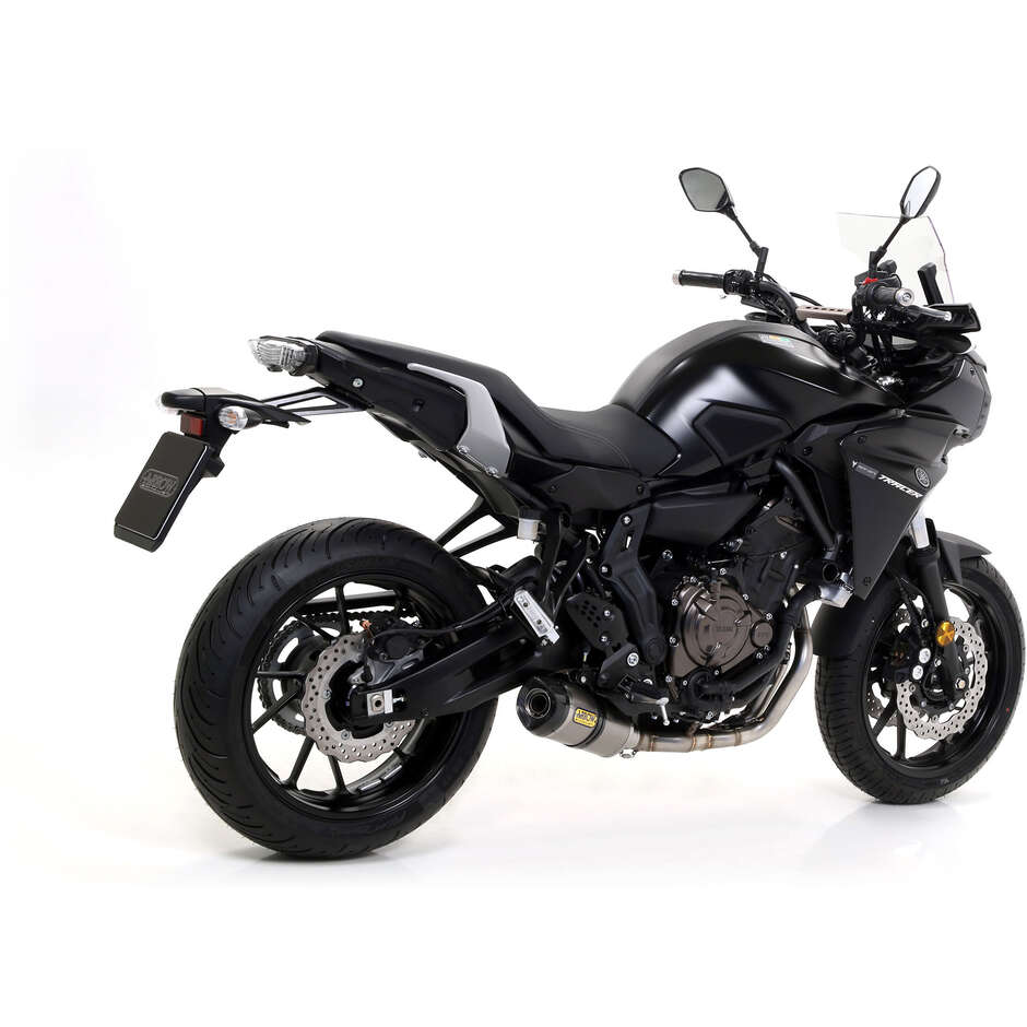 Terminale di Scarico Arrow Thunder Titanio con fondello carby Yamaha MT-07 (14-20) / TRACER 700 (16-19) / TRACER 7 (20-24)
